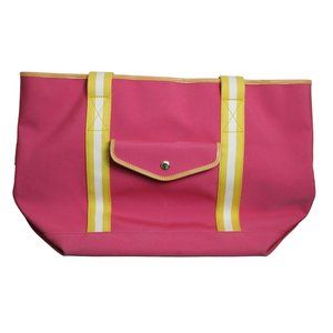 Large Cloth Pink and Yellow Dooney & Bourke Bag